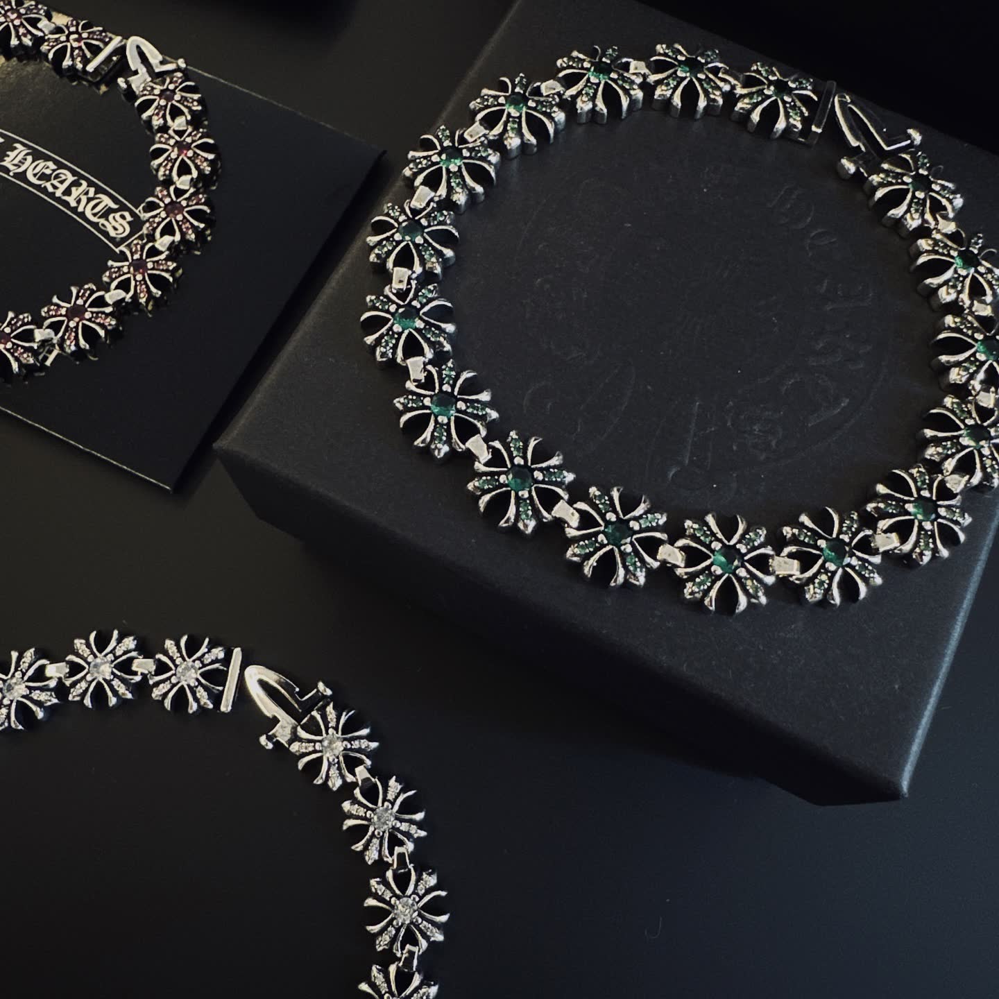 Chrome Hearts Silver Flower Bracelet